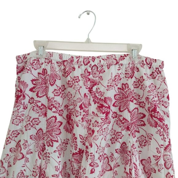 NorthStyle Paisley Floral Crinkle Midi Skirt New With Tags Women's Size Large - Picture 3 of 7